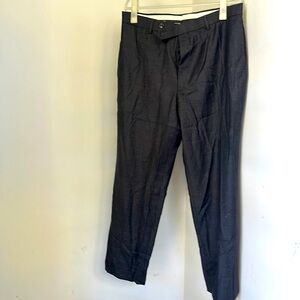 Nautica grey men’s dress paints, 100% wool, 34W/32L